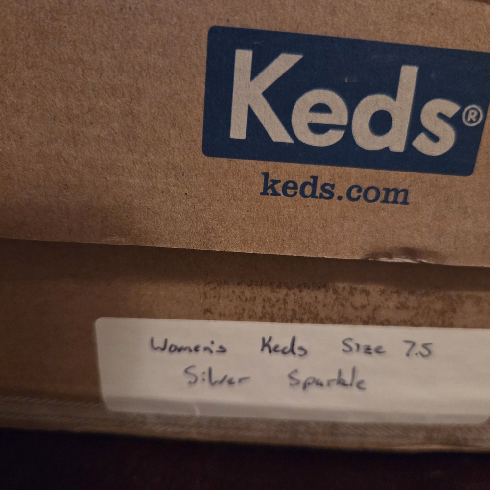 Keds Silver Sparkle High-Top Sneakers - Picture 4 of 4